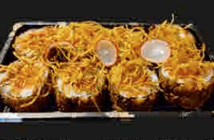 M35) Frittierte Futo Maki Roll (8 Stk.)